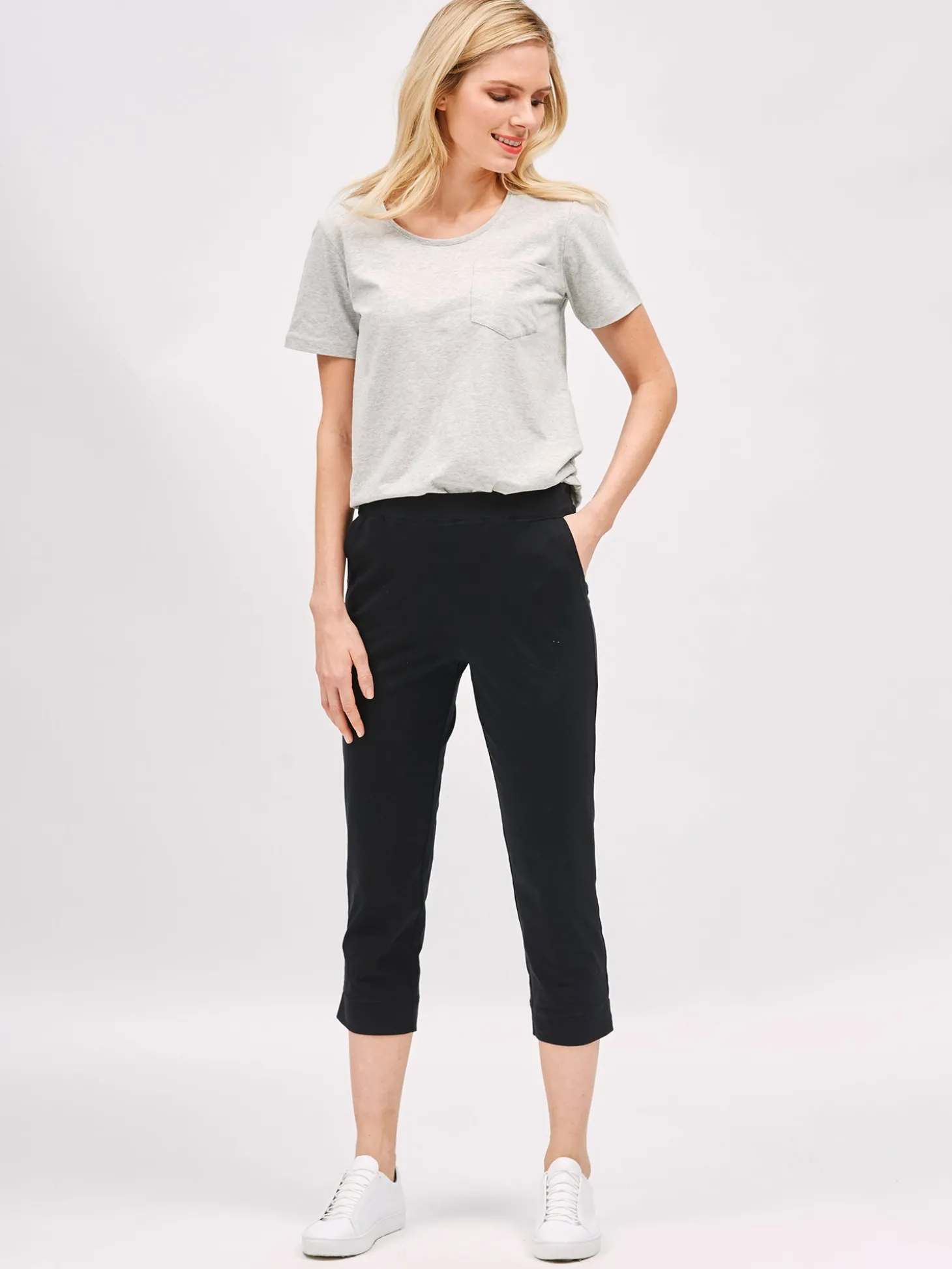 BASIC 7/8-leggingsit - musta