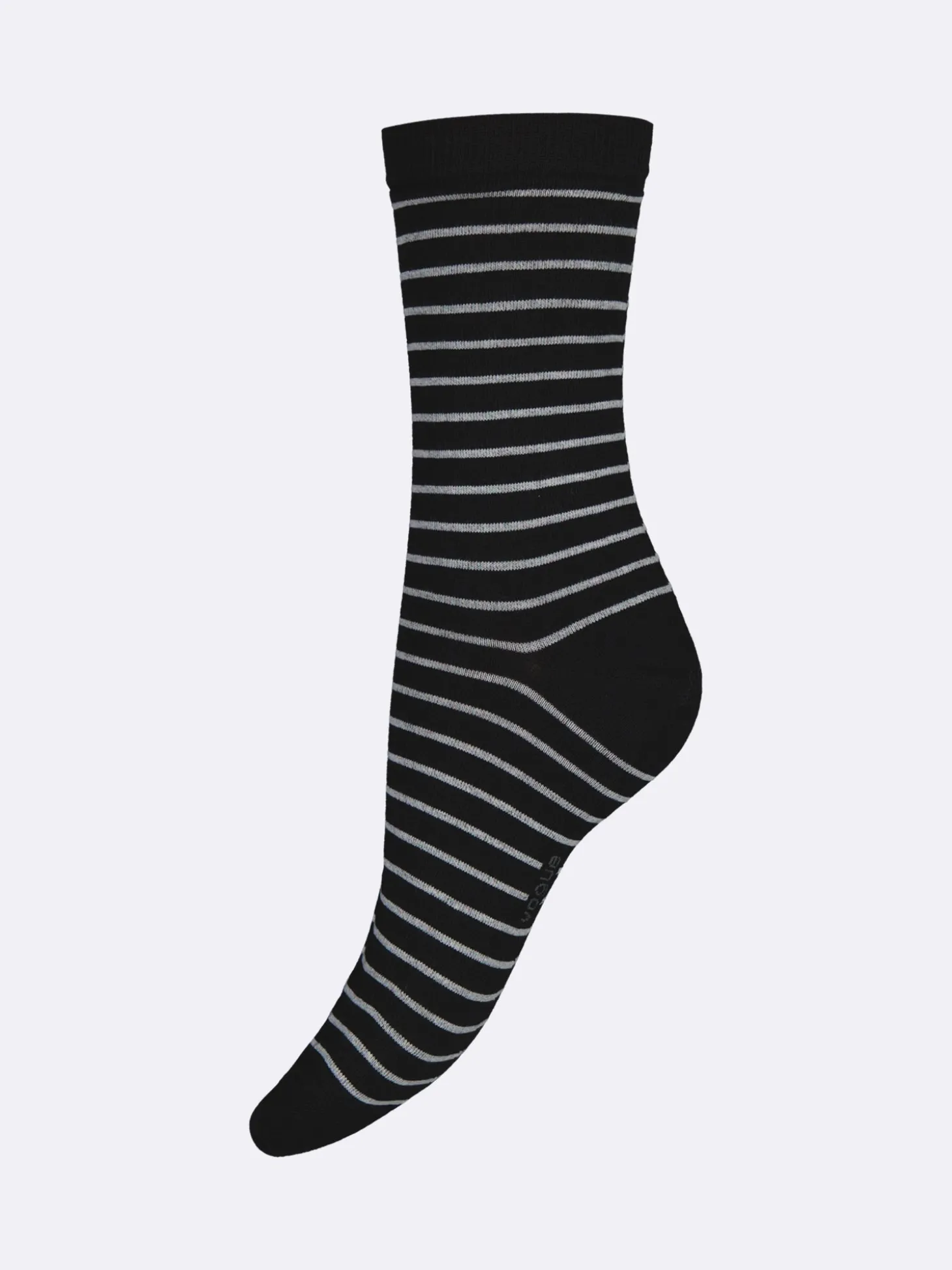 COTTON BASIC nilkkasukat, 5 paria - mustavalkoinen