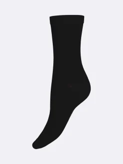COTTON BASIC nilkkasukat, 5 paria - mustavalkoinen