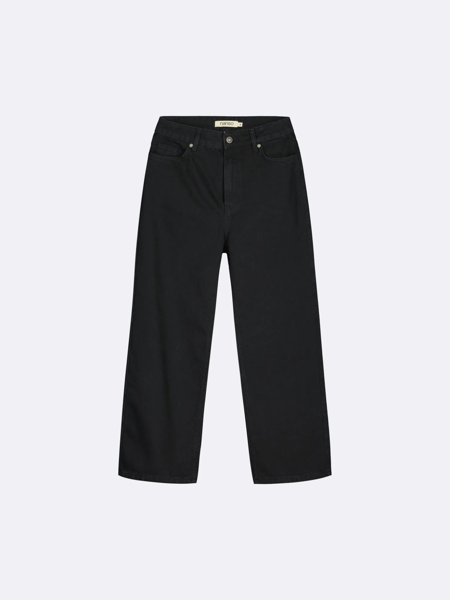 CROPPED LEVEE farkut - musta