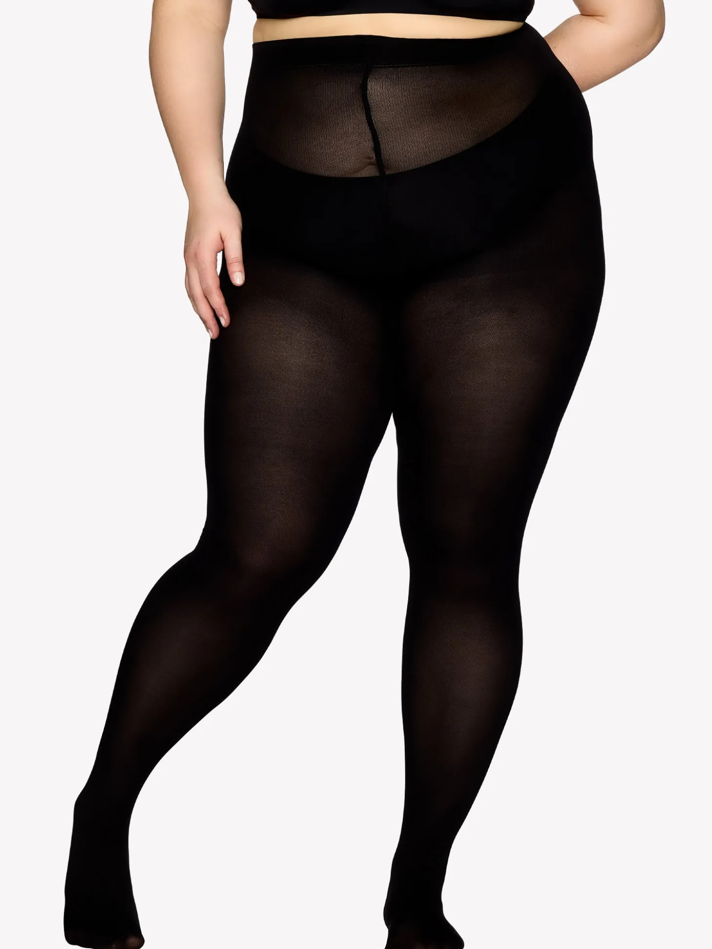 CURVY 60 den sukkahousut - musta