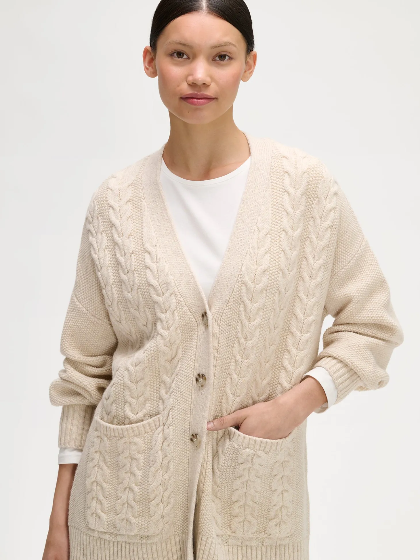 PALMIKKO neuletakki - beige