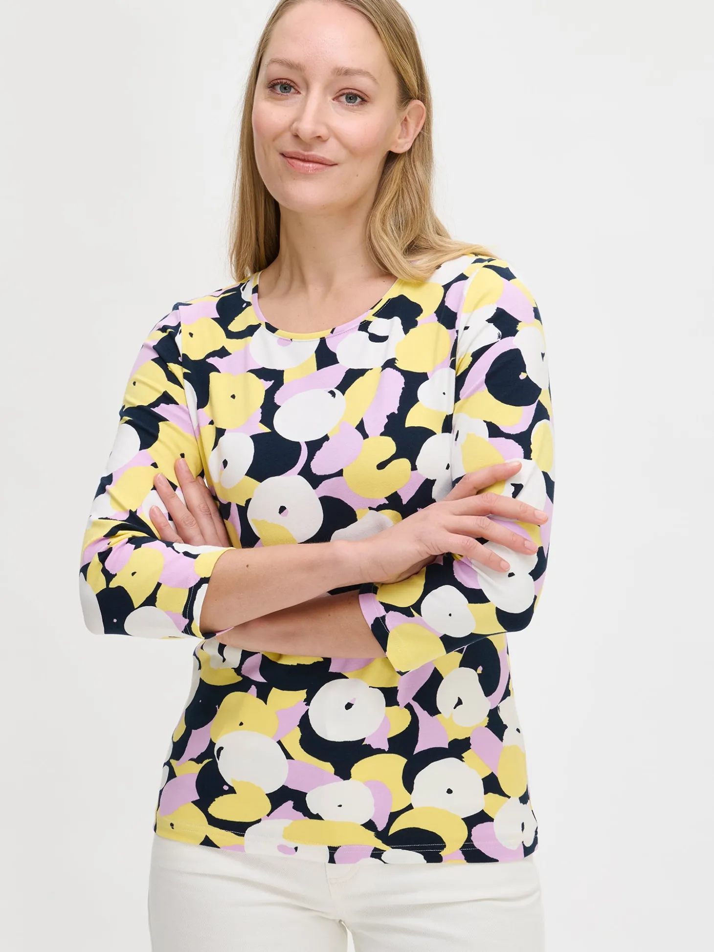 PERENNA trikoopusero - keltainen