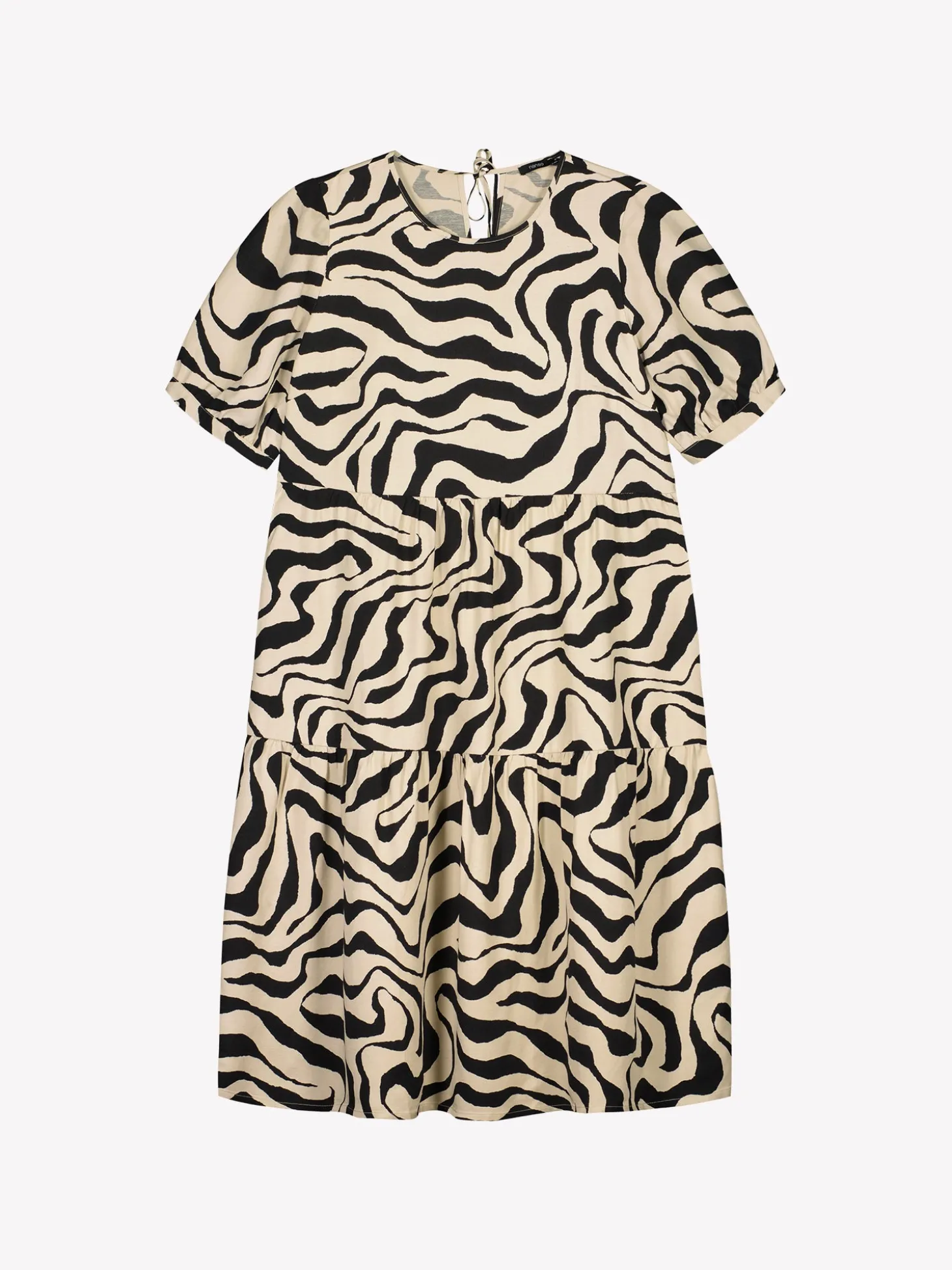 SAVANNA midi kangasmekko - beige