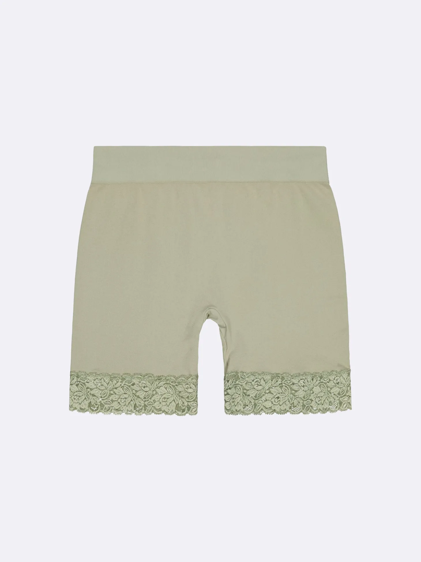 SEAMLESS LACE SHORT leggingsit - vihreä