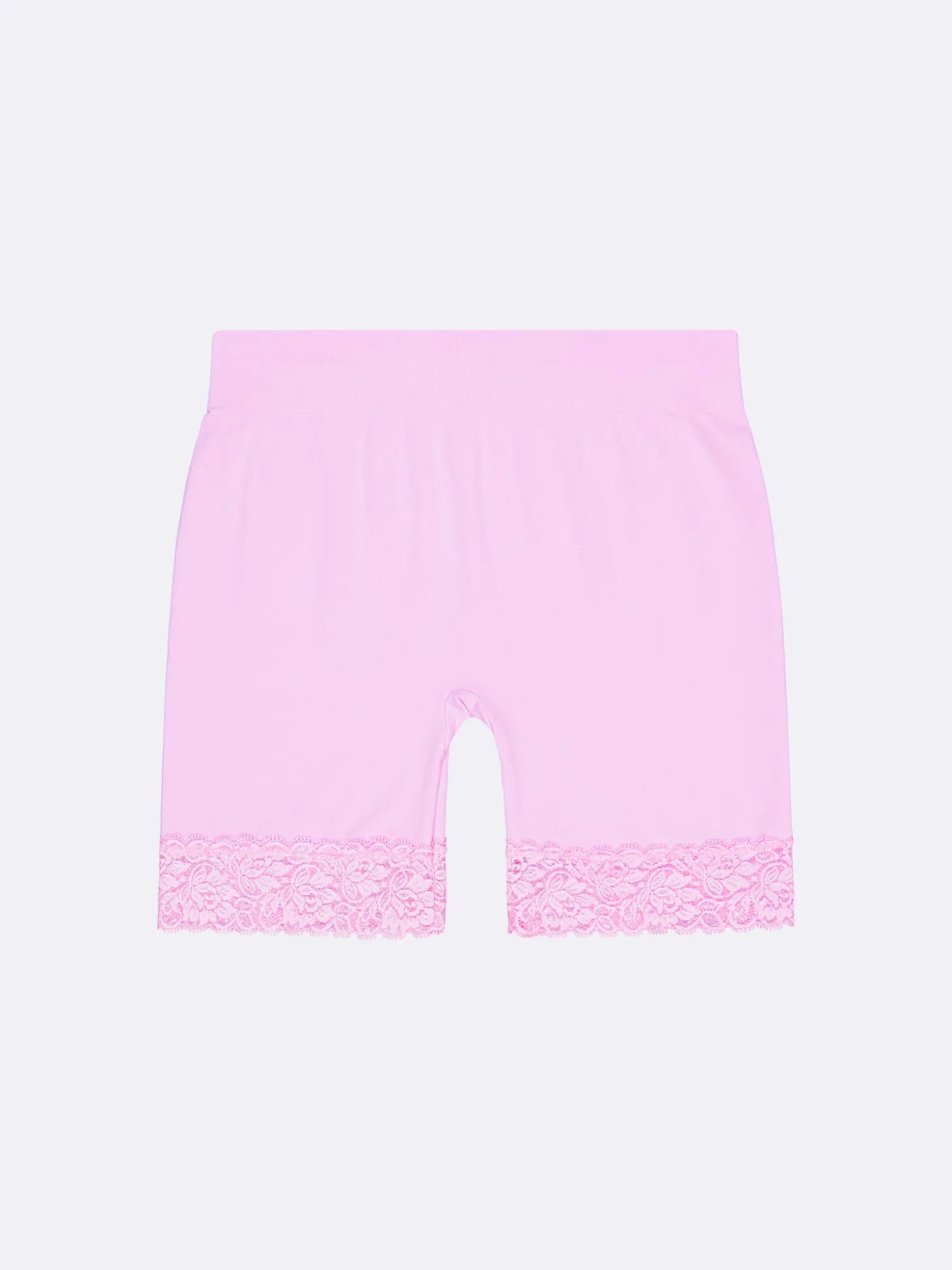 SEAMLESS LACE SHORT leggingsit - vaaleanpunainen