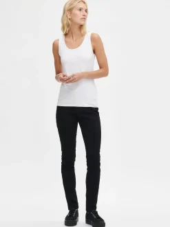 VISKOOSI BASIC toppi - valkoinen